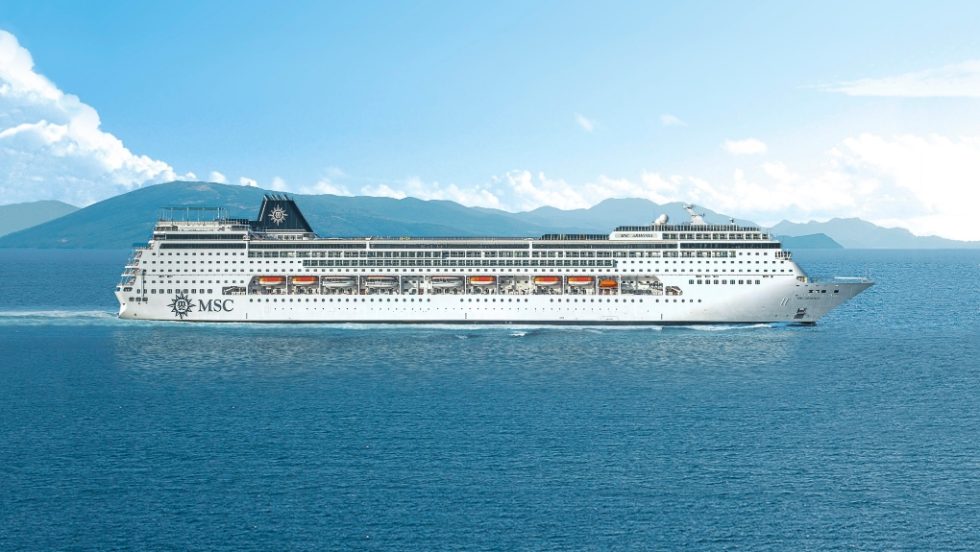 Το κρουαζιερόπλοιο Armonia της εταιρείας MSC